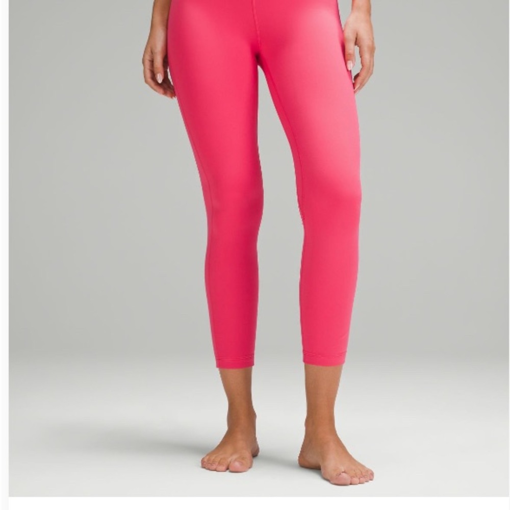 NWT-Lululemon align high rise pant-25 inch in glaze pink
